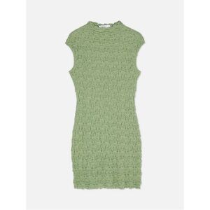 Primark Green Textured Bodycon Mini Dress